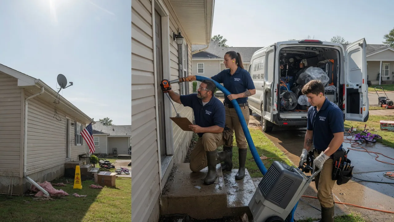 Ceiling Water Damage Restoration in Dublin, OH near me